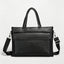 New Black Full‑Grain Leather Men's Briefcase
