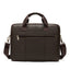 Coffee Brown Genuine Leather Briefcase