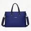 Royal Blue Zippered Multi‑Functional Briefcase