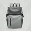Smoke‑Gray Flap‑over Commute Travel Backpack
