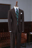 Best Fitted Dark Brown Notched Lapel Men Suits