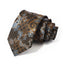 Men's Black Gold Paisley Necktie