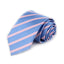 Light Blue Pink Striped Men’s Formal Tie