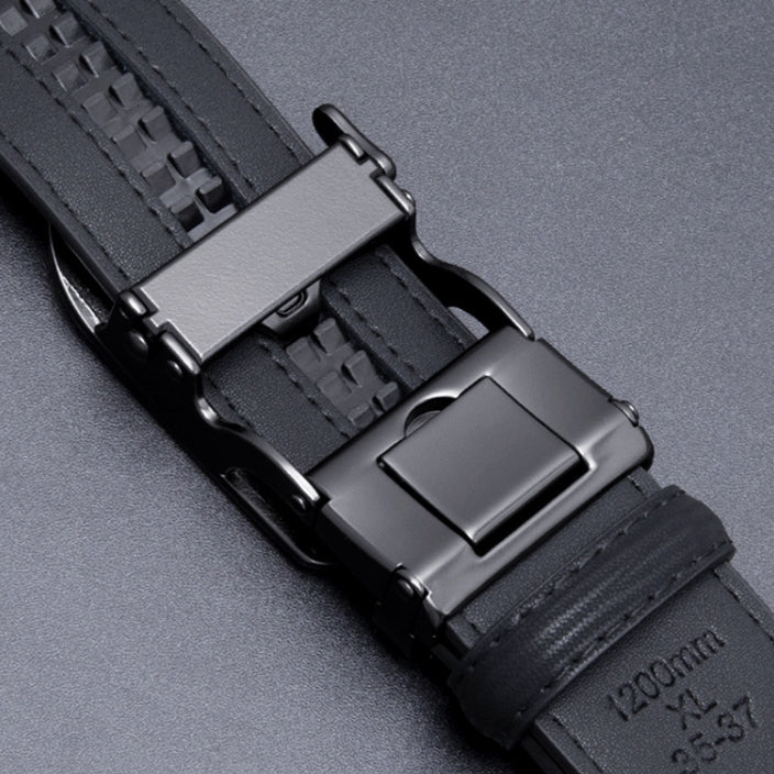 Sleek Minimalist Men's Automatic Buckle Belt