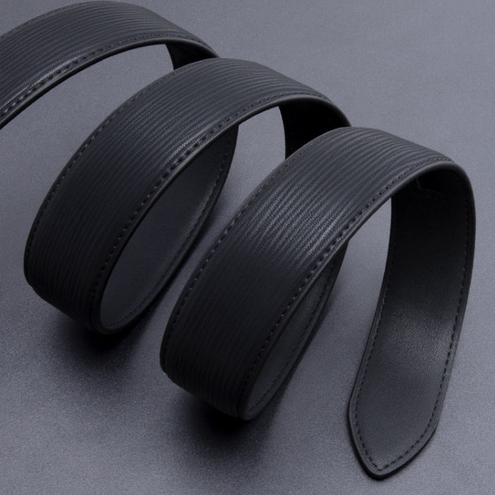 Sleek Minimalist Men's Automatic Buckle Belt