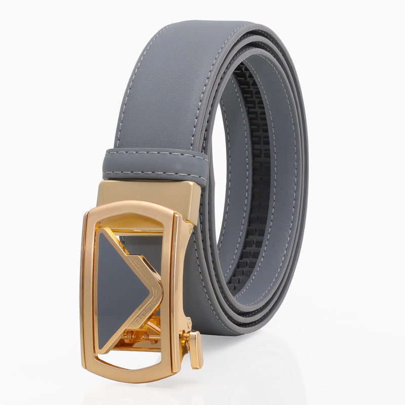 Light Blue Trendy Men's Business Belt