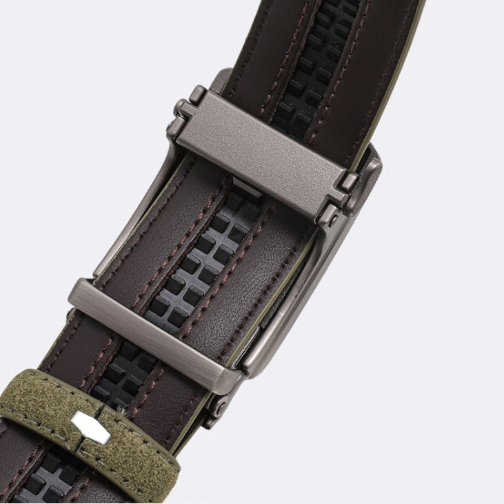 Premium Army Green Men's Automatic Buckle Belt