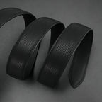 Black Versatile Men's Gunmetal Buckle Belt
