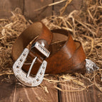 Premium Brown Stylish Men's Pin Buckle Belt