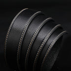 New Stylish Men's Genuine Leather Automatic Buckle Belt