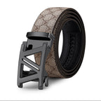 Premium Khaki Men's Automatic Buckle Belt