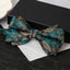Chic Teal Paisley Men’s Bow Tie