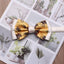 Yellow Horse Rider Print Men’s Bow Tie