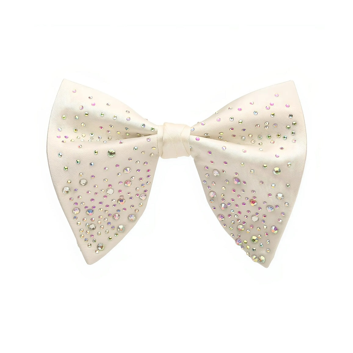Ivory AB Rhinestone Horn Men’s Bow Tie