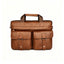 Premium Brown Vintage Genuine Leather Briefcase For Men