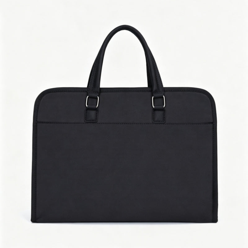 Bespoke Black Large Capacity Business Men Briefcase