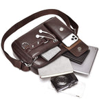 Luxury Brown Leather Men's Briefcase