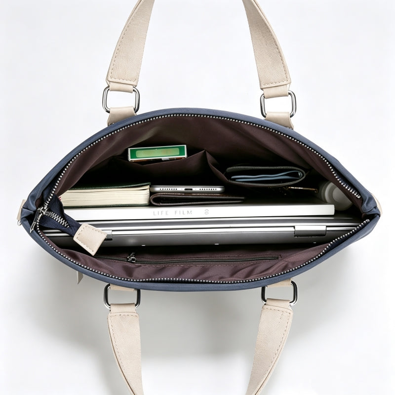 Lightweight Dark Blue Portable Briefcase
