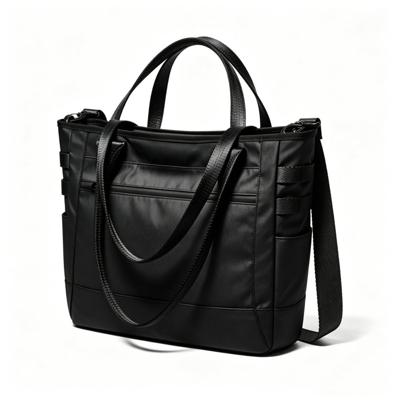 Large Capacity Black Travel Men's Briefcase