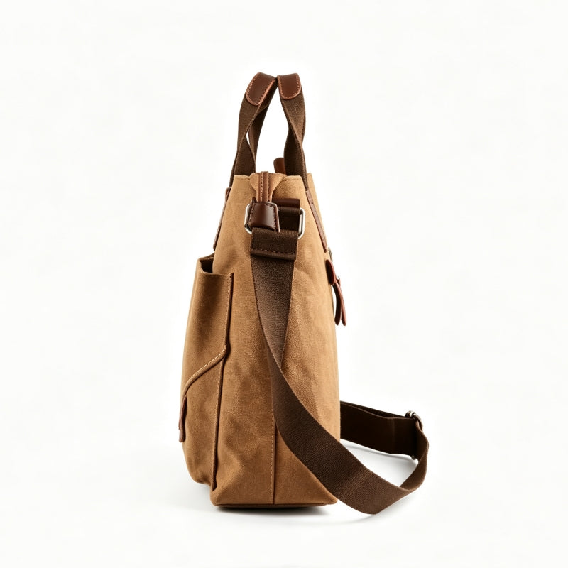 Coffee Brown Men's Business Briefcase