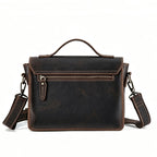 Brown Casual Genuine Leather Briefcase