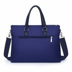 Royal Blue Zippered Multi‑Functional Briefcase