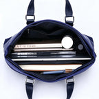 Royal Blue Zippered Multi‑Functional Briefcase