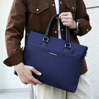 Royal Blue Zippered Multi‑Functional Briefcase