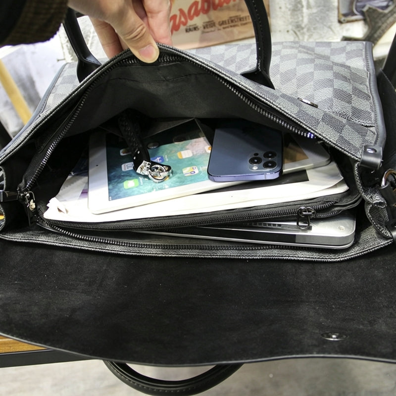 Exquisite Black Men's Business Briefcase