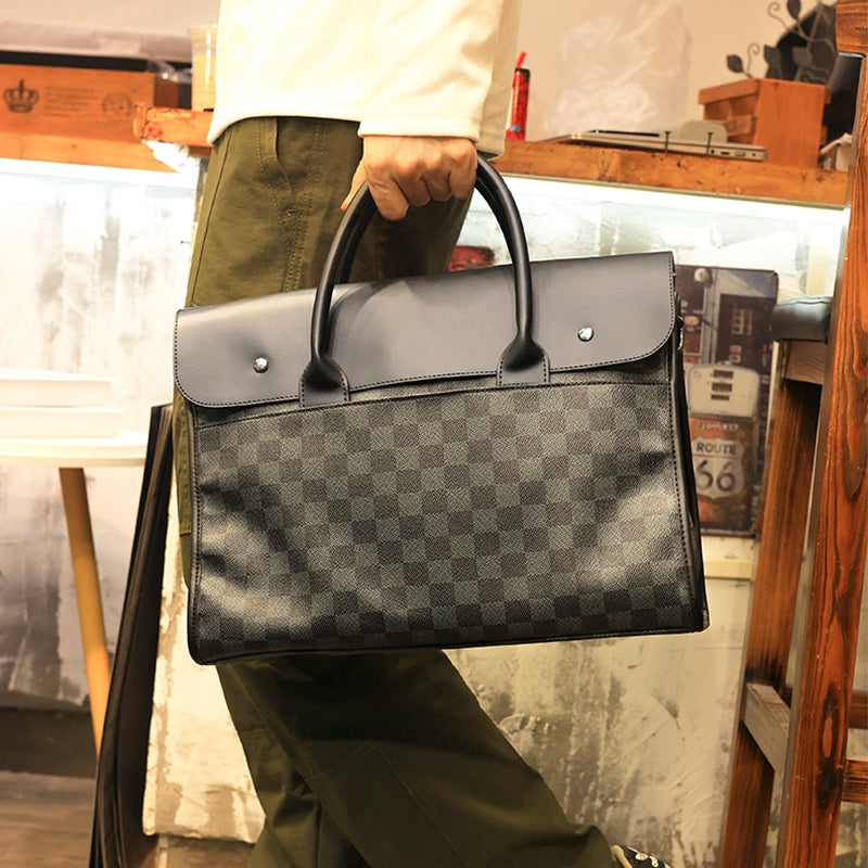Exquisite Black Men's Business Briefcase