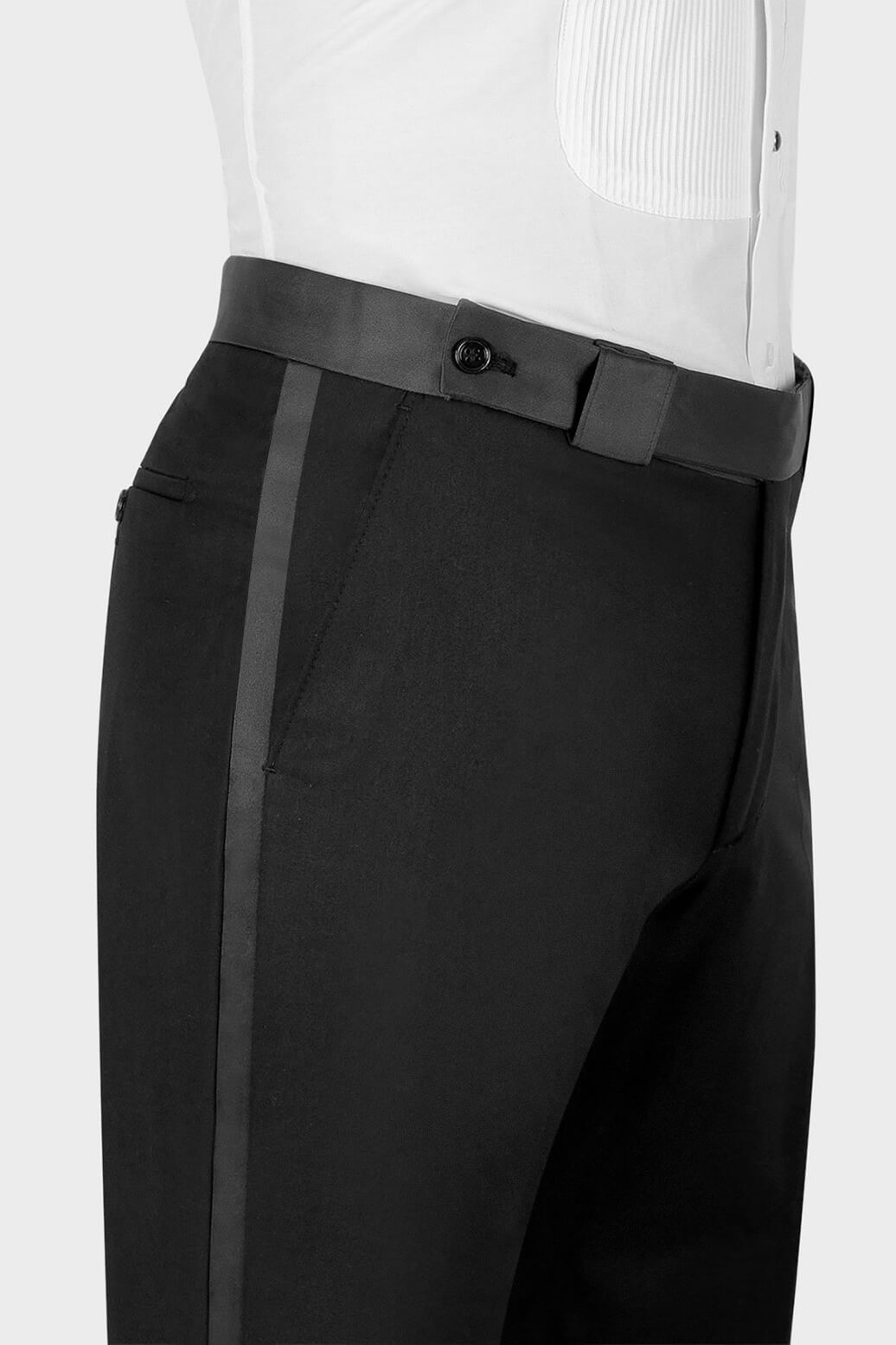 White Jacquard 3 Piece Men Suit With Black Velvet Peaked Lapel