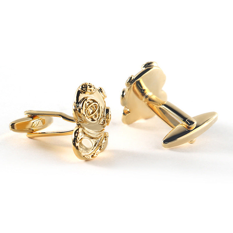 Luxury Gold Metal Cufflinks For Men