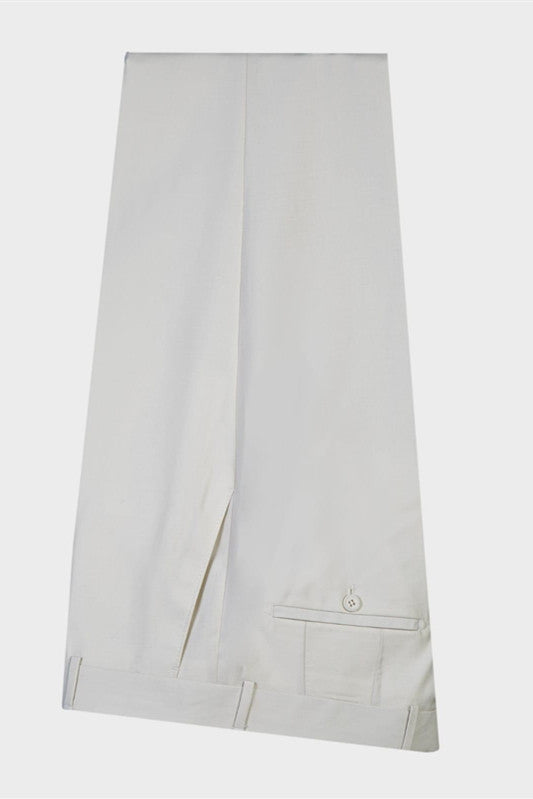 Classic White Peaked Lapel Double Breasted Men Suits