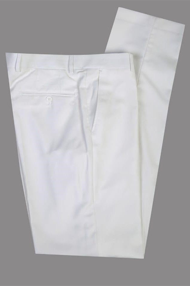 Simple White Peaked Lapel 3 Piece Men Suits Secondary image