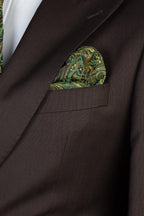 Dark Brown Peaked Lapel Three Pieces Men Suits