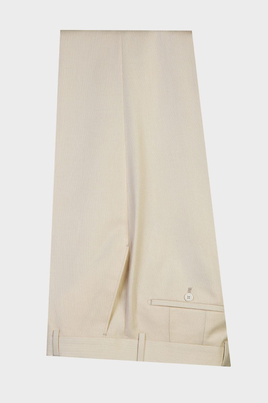 Cream Beige Peaked Lapel Double Breasted Men Suits