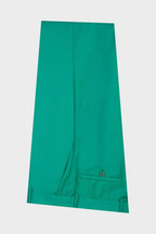 Green Bespoke Peaked Lapel Double Breasted Men Suits