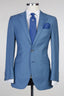 Blue Newest Notched Lapel Suits For Men