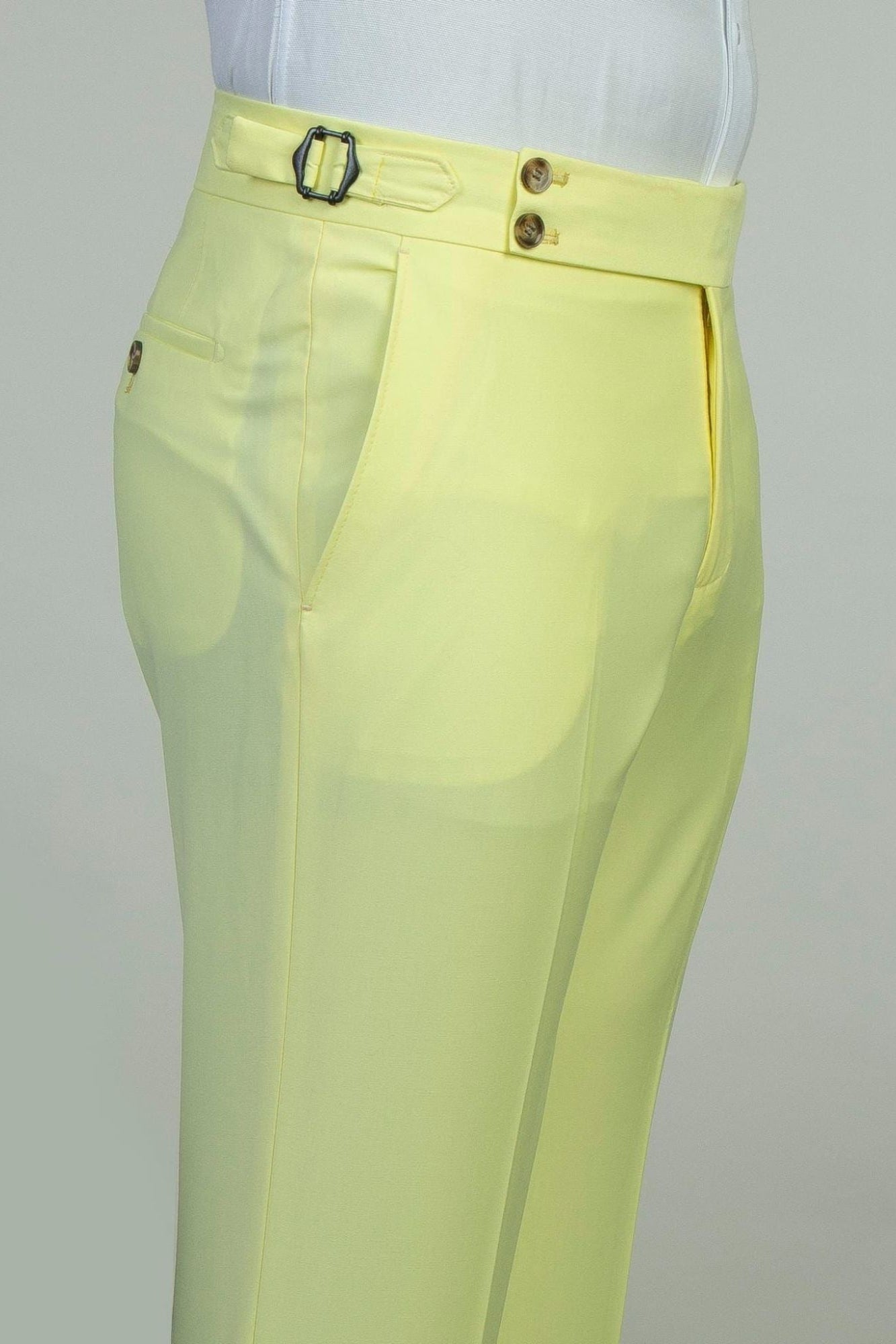 Charming Yellow Peaked Lapel 3 Piece Suits For Men