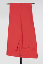 Charming Red 3 Piece Peaked Lapel Men Suits