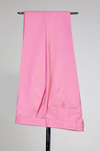 Fashion Pink Peaked Lapel Double Breasted Men Suits