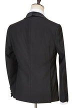 Black 3 Piece Sparkle Shawl Lapel Men Suits