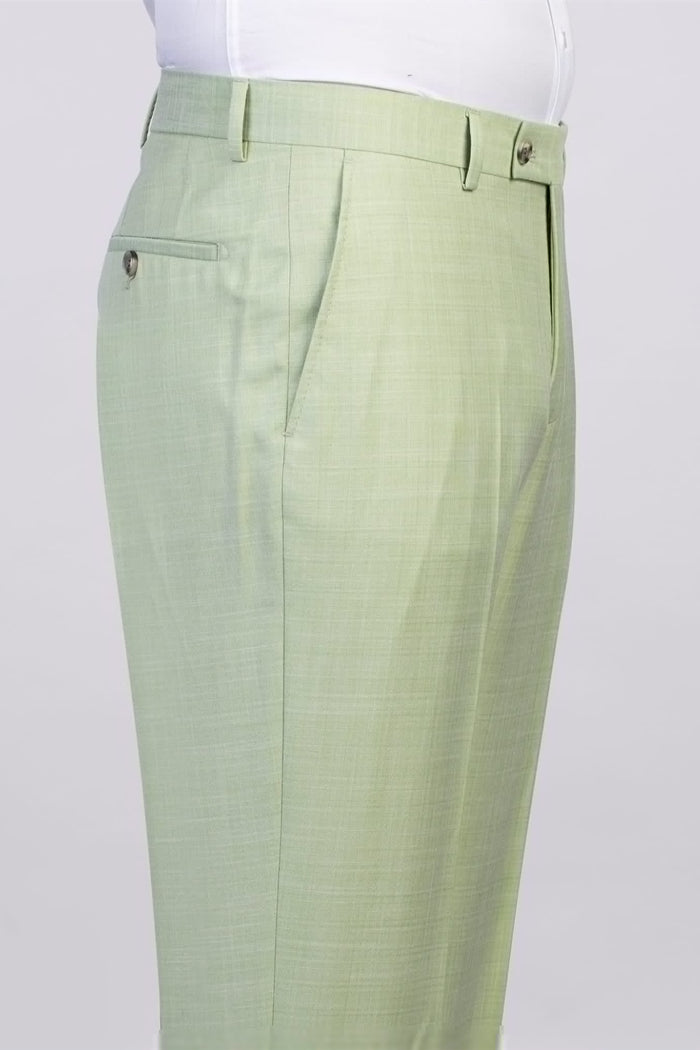 Light Green Notched Lapel Three Pieces Men Suits Secondary image