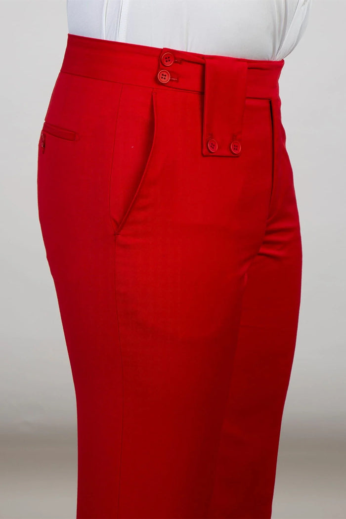 Glamorous Red Peaked Lapel Double Breasted Men Suits