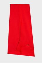 Chic Red Peaked Lapel Double Breasted Men Suits
