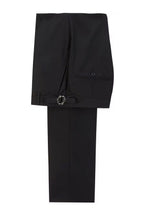 Black Shawl Lapel Three Pieces Men Suits With Shiny Gold Appliques