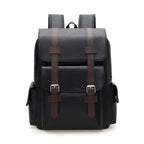 Chic Men's Casual Laptop Backpack In Black