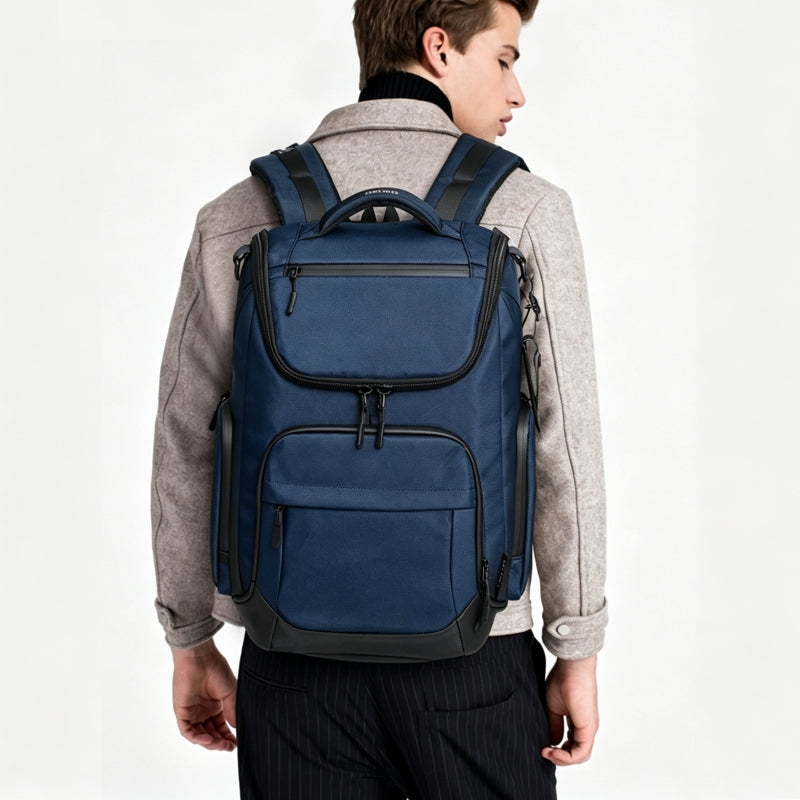 Bespoke Dark Blue Business Laptop Backpack