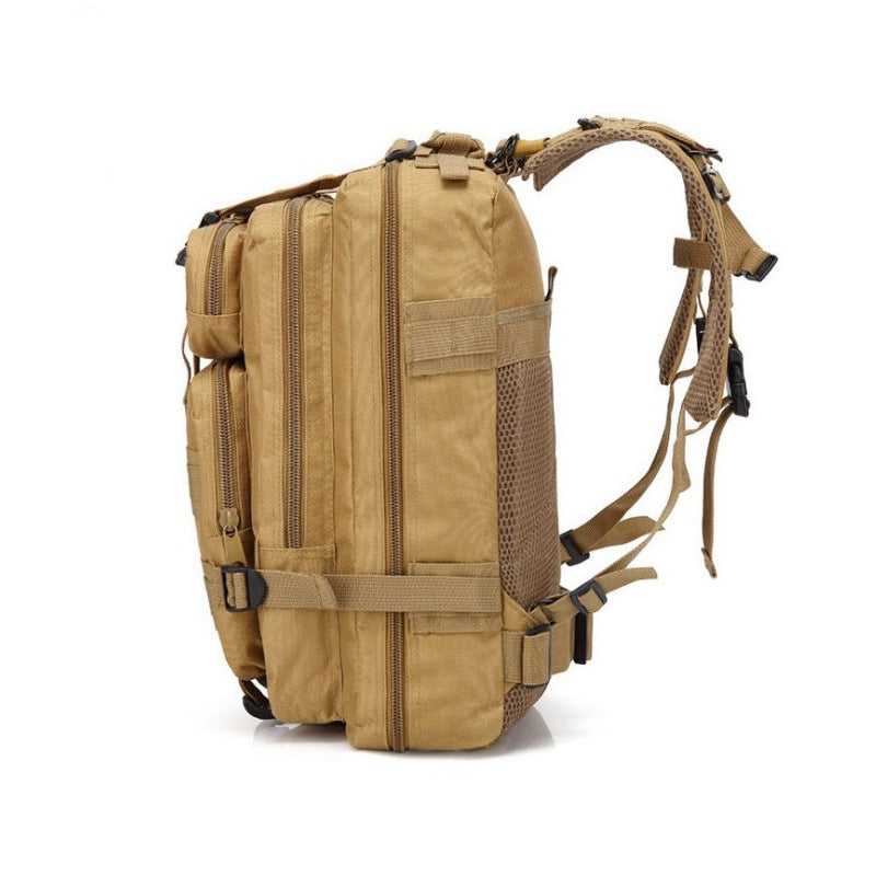 Fashion Khaki Outdoor Hiking Backpack