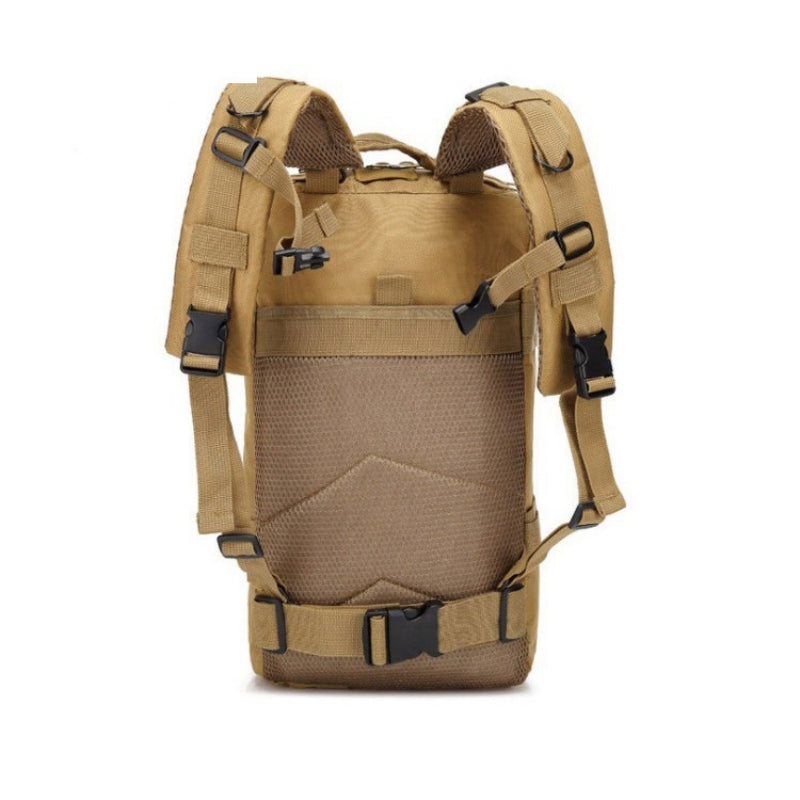 Fashion Khaki Outdoor Hiking Backpack